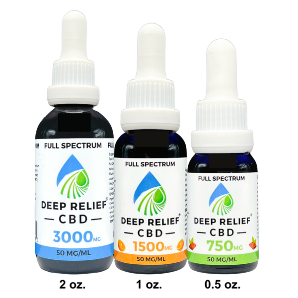 Full Spectrum Tincture, 3 Flavors